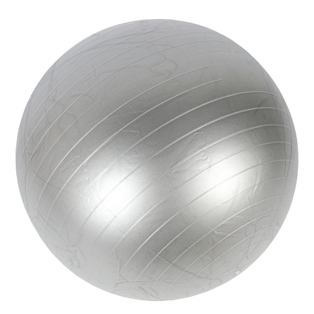 29,5 дюйма Мяч для упражнений ПВХ Серый Грузоподъемность 330,7 фунта Утолщенный Нескользящий Фитнес-мяч с Быстрым Насосом для Баланса Беременности