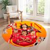 Yamal Round Carpet Perfect for Living Rooms Entryway Playrooms Kitchen Anti-slip Round Rug Decorate Offices Perfect Birthday Christmas Gift Idea