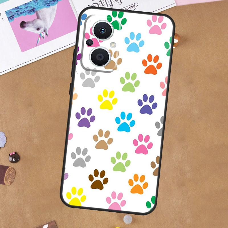 Лапки Кошки Собаки Для OPPO Reno 12 13 14 11 10 Pro 14F 13F 12F 11F 7 8 Lite 8T OPPO Find X9 X5 X6 X8 Pro Чехол