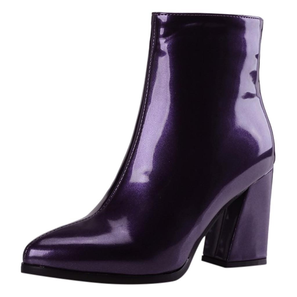 Женские сапоги, кожаные праздничные ботильоны с острым зеркалом, женская обувь