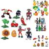 Decorate Your Easter With Plants Vs Zombies Series Egypt Private Wild West Pvc Toy Action Figures Set New
