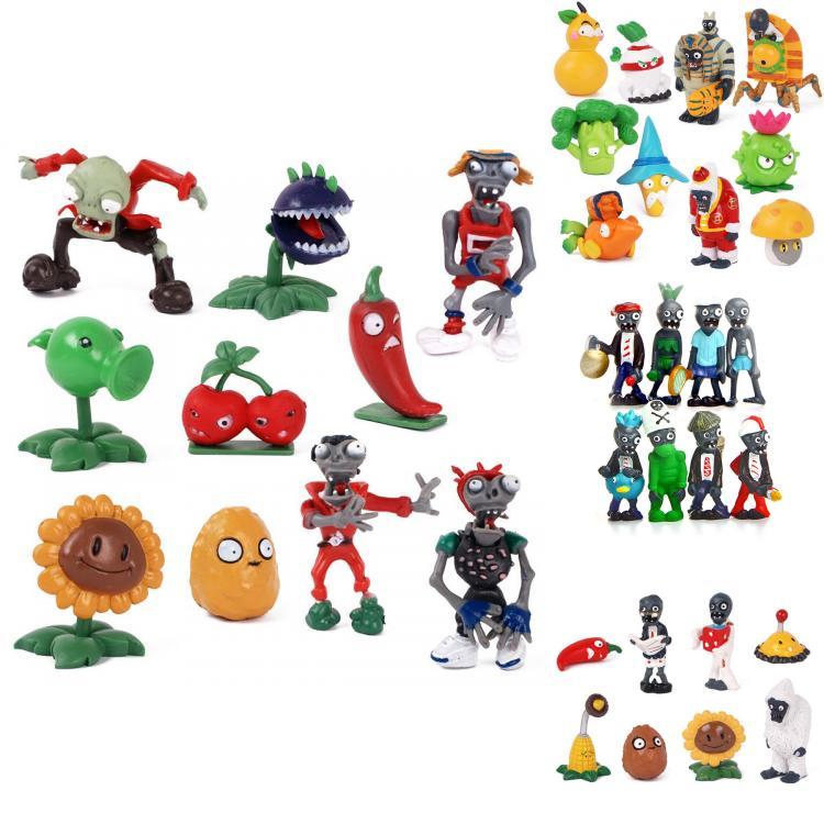 Decorate Your Easter With Plants Vs Zombies Series Egypt Private Wild West Pvc Toy Action Figures Set New