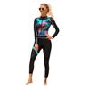 Женский купальник с длинным рукавом, облегающий, с защитой от ультрафиолета, для серфинга, полный купальник для сноркелинга, быстросохнущий