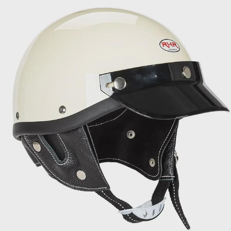 Легкий шлем FRP ручной работы в стиле ретро из японского стеклопластика с маленьким козырьком - дизайн RHR M45