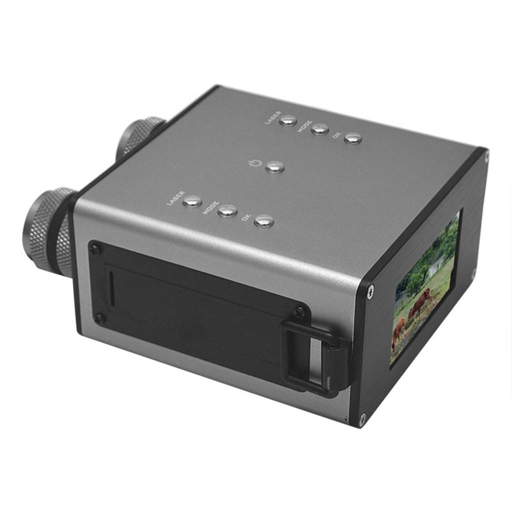 4K Night Vision Goggles High Clear 3000m Low Light 500-600m Full Dark 3-Inch IPS Display Black Silve