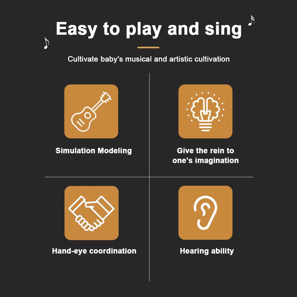 16 в гавайской гитаре, развивающие игрушки, детские гавайские гитары, имитирующие музыкальные игрушки, инструмент для укулеле для детей, подарки на день рождения и праздник