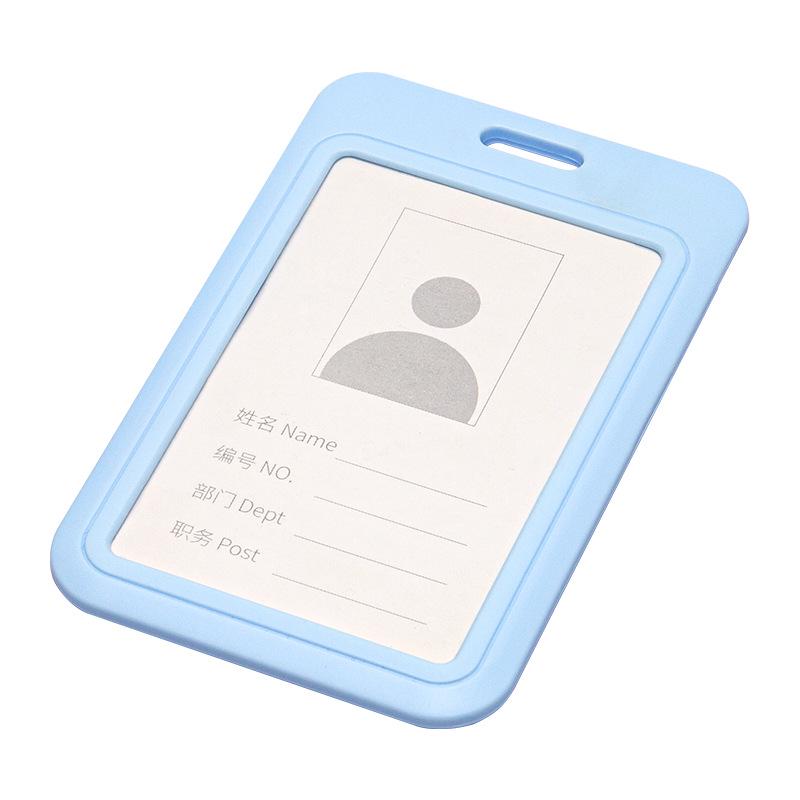 Student Campus ID and Access Card Holder for Bus, Meal, Room Cards - Hard Shell, Custom Printing Available.