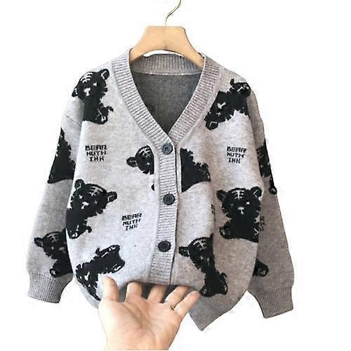 Toddler Baby Cardigan Knitted Sweater Coat Jackets Autumn Winter Outerwear Outfit