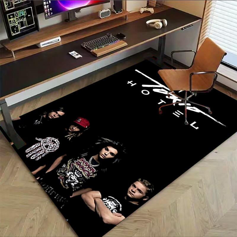 Ковер Группа Tokio Hotel Для Игровой Комнаты Спальни Гостиной Дивана Домашний Декор Детский Ковер для Игровой Зоны Нескользящий Коврик для Пола