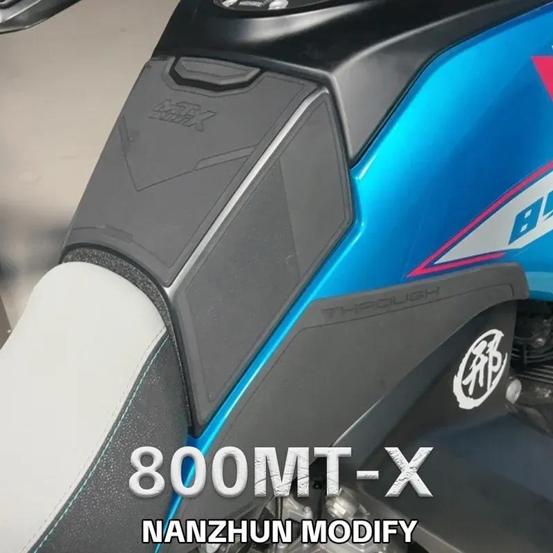 For CFMOTO 800MTX 800 MTX 800 MT-X 800Motorcycle Anti-scratch Rubber Oil Tank Protection Sticker Decals Tank Pad Side Protection