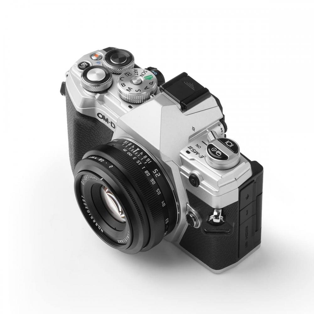 TTArtisan 25mm F2 C Micro Four Thirds Lens Black Master Optics (2 Year Warranty Included) ()