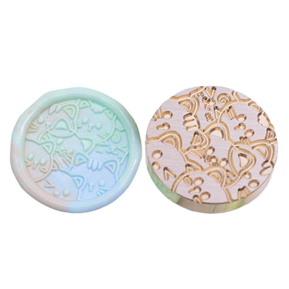 Wax Seal Stamps 3D Relief Candy Series Copper Head For Festival Gift Wrapping Cards Scrapbooking Sealing Tools Post Decor