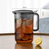 Iced Tea Pitcher Lemonade Kettle and Handle with Lid Juice Water Jug Water Pitcher for Home Office Cold Water Juice Jar