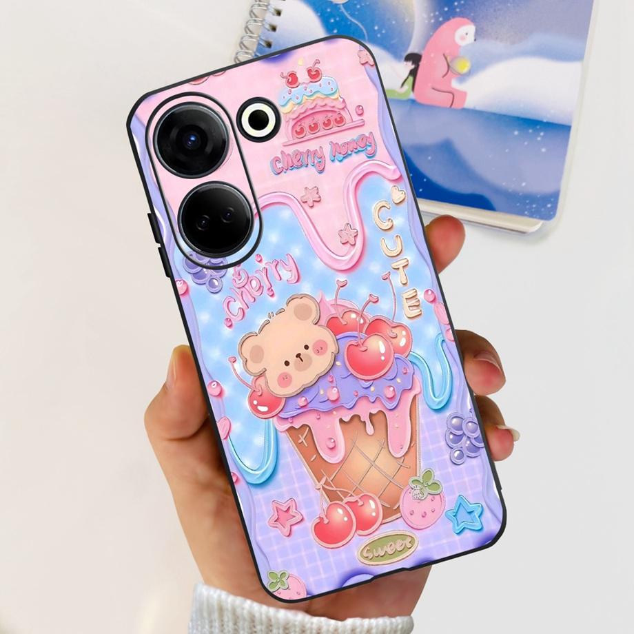 Чехол для Tecno Camon 20 Pro 5G 4G Чехол-крышка для Tecno Camon 20 Бампер Мягкие силиконовые чехлы для телефона Для Camon 20 Premier Fundas Дракон