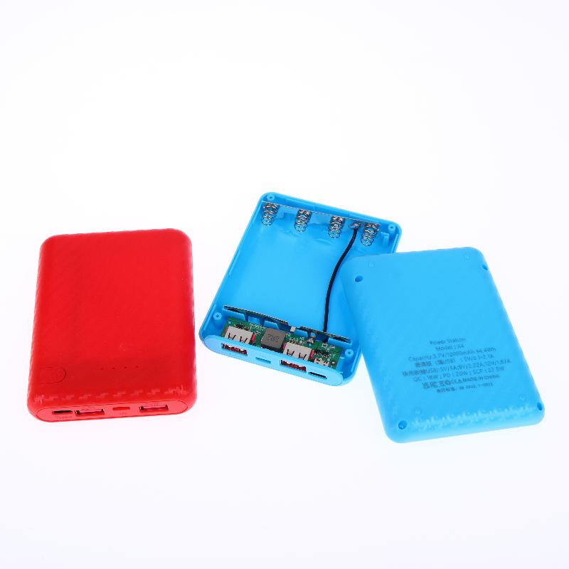 Корпус для аккумулятора 18650 DIY Power Bank Зарядное устройство Корпус Зарядный кейс Мини-блок питания без пайки Для наружного использования Ежедневное использование