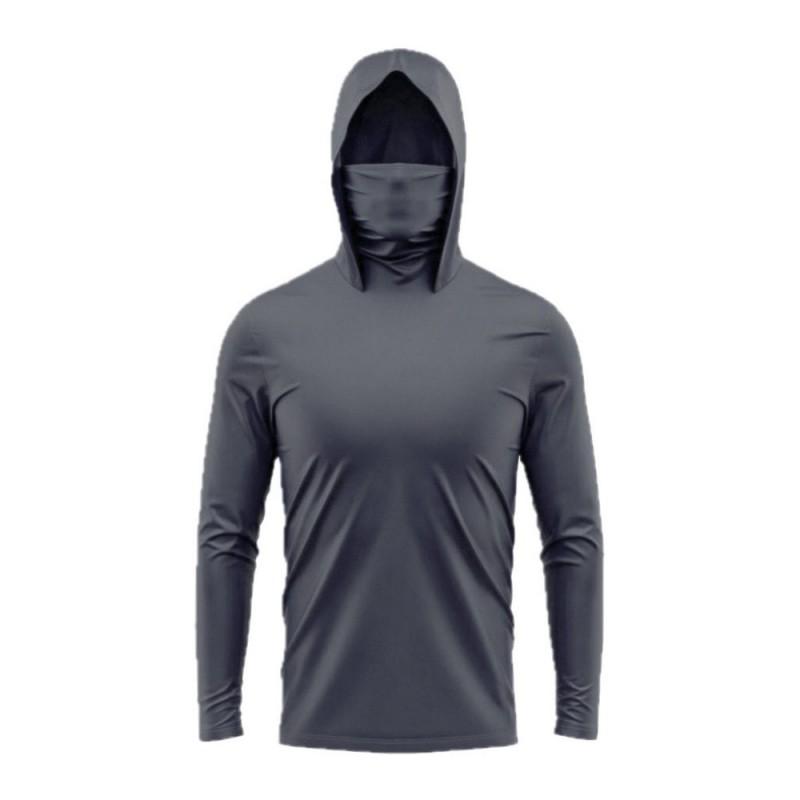 Lightweight UV Protection Fishing Hooded Long Sleeve Shirt Outdoor Sports Cycling Jersey Style
