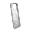 Silicone case for iPhone 15 Pro Max Gradient MagSafe - silver
