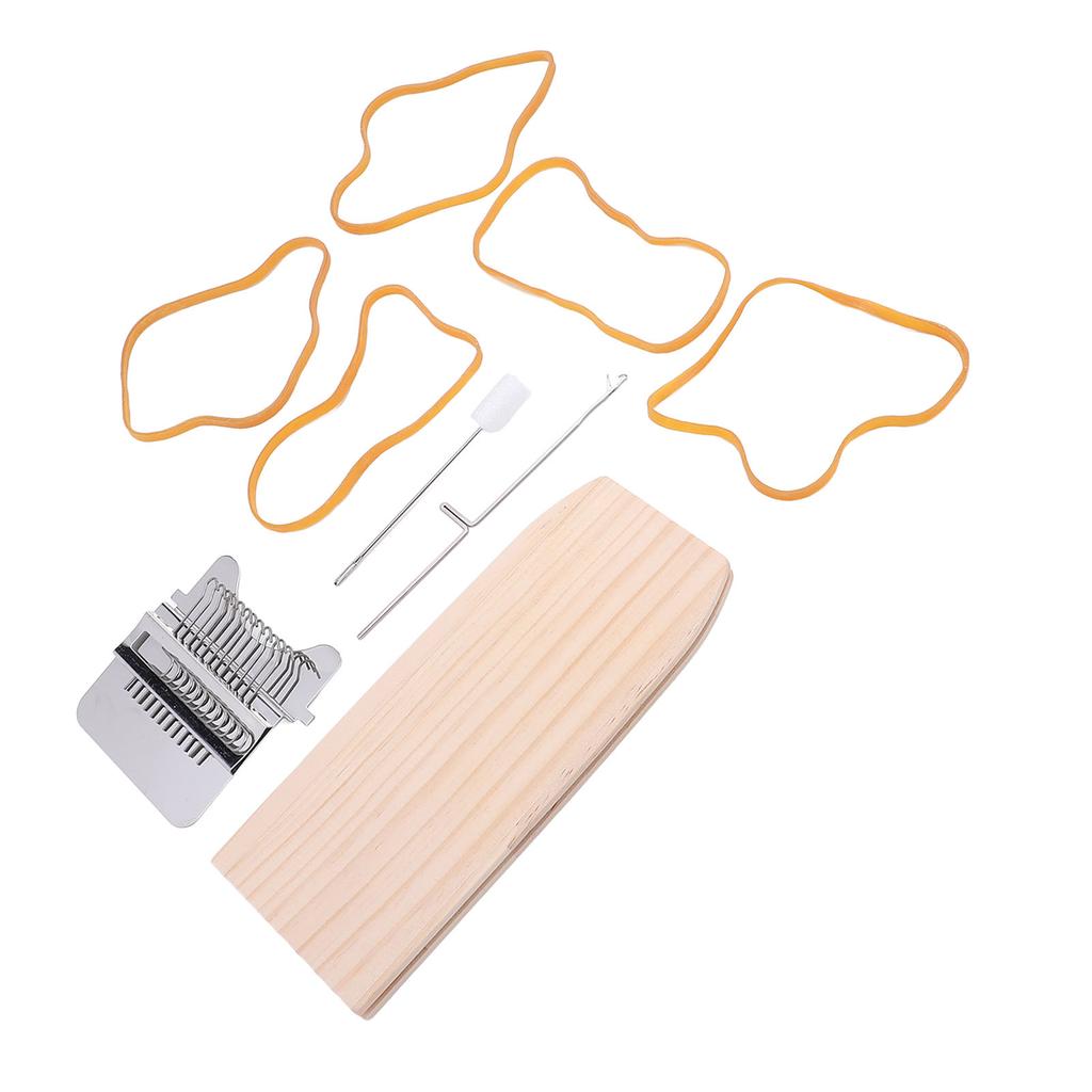 Машина для штопки крючком, деревянная штопальная машина, носки, одежда, ткацкий станок для самостоятельного ремонта джинсов