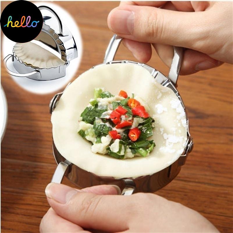 Экологичные кондитерские инструменты из нержавеющей стали для приготовления пельменей обертка для теста резак для пельменей плесень Кухня