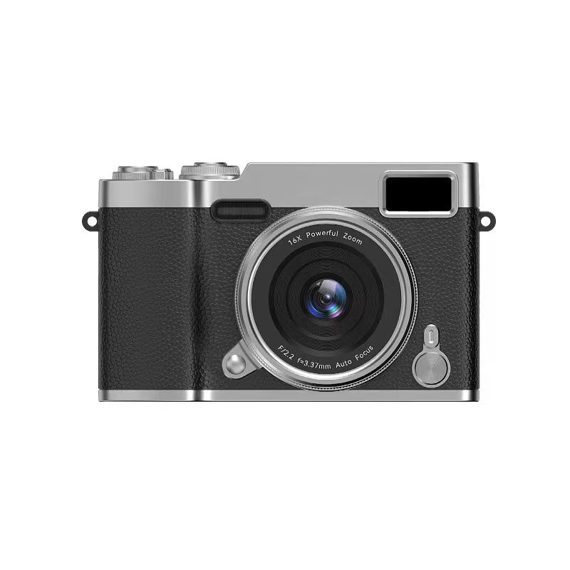 Retro Flip Screen Student Selfie HD Digital Camera Camcorder for Travel and Vlogs