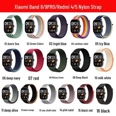 Нейлоновый ремешок для Xiaomi Band 9 Pro & 8 Pro для Mi Band, Redmi Watch 4/5/6