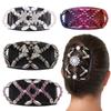Handmade Ponytail Holder Stretch Double Comb Beaded Hair Claws Magic Hair Comb Beaded Hair Clip