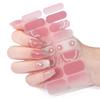 16Tips Full Cover Nail Stickers Valentine's Day Love Nail Polish Sticker Self Adhesive Manicure Decoration Nail Art Decal