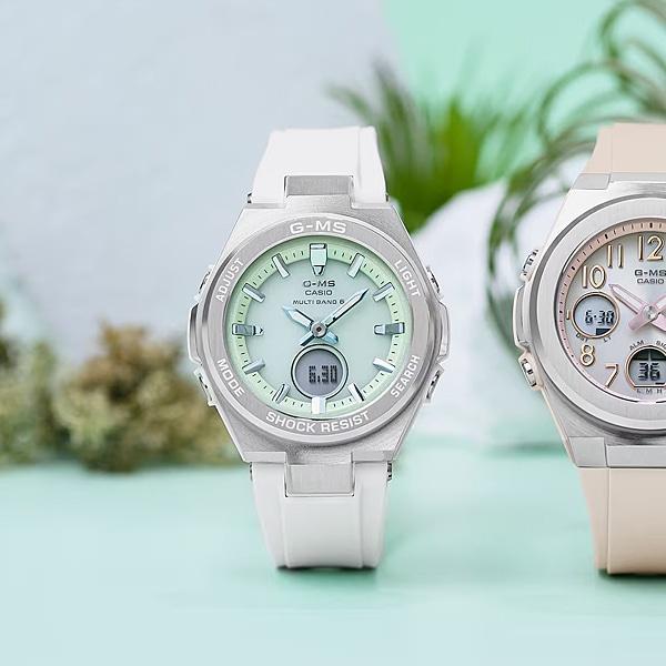 Casio Женские часы Baby-G MSG-W200FE-7AJF [BABY-G G-MS] Круглые цифровые аналоговые