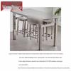 Commercial Stainless Steel Dining Table and Chair Set