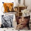 Singer S-Shakira Pillow Covers Cartoon Sofa Decorative Home Double-Sided Printing Short Plush Cute Cushion Cover
