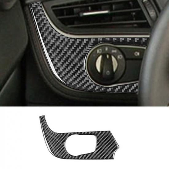 Carbon Fiber Interior Headlight Control Cover Trim For BMW Z4 E89 2009-2016