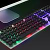Игровая клавиатура проводная с подсветкой компьютерная клавиатура для ноутбука с круглыми клавишами для офиса дома