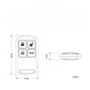1Pcs Remotely Arm / Disarm Home Burglar Security Alarm System 433Mhz Wireless Remote Control Detector For G30 Pg103 107