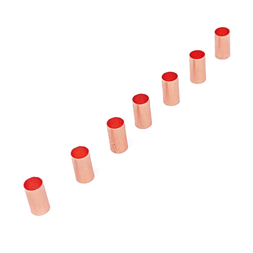 Упаковка из 250 латунных соединителей для проводов, электрические обжимные трубчатые клеммы, набор обжимных соединителей высокой проводимости для домашней проводки