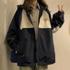 Vintage Harajuku Techwear Jacket Women Oversize Y2k Streetwear Track Jackets Outdoor Japanese Windbreaker Zipper Hooded