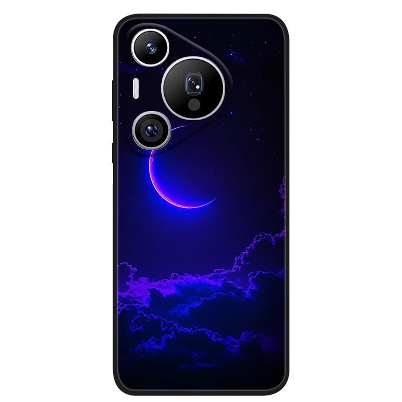 For Huawei Pura 70 Pro Case Black Matte TPU Silicone Phone Cover for Huawei Pura 70 Pro Plus Ultra Soft Cases Coque Pura70 70Pro