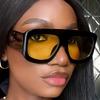 New large frame square versatile fashion trend sunglasses personalized street sunglasses UV protection