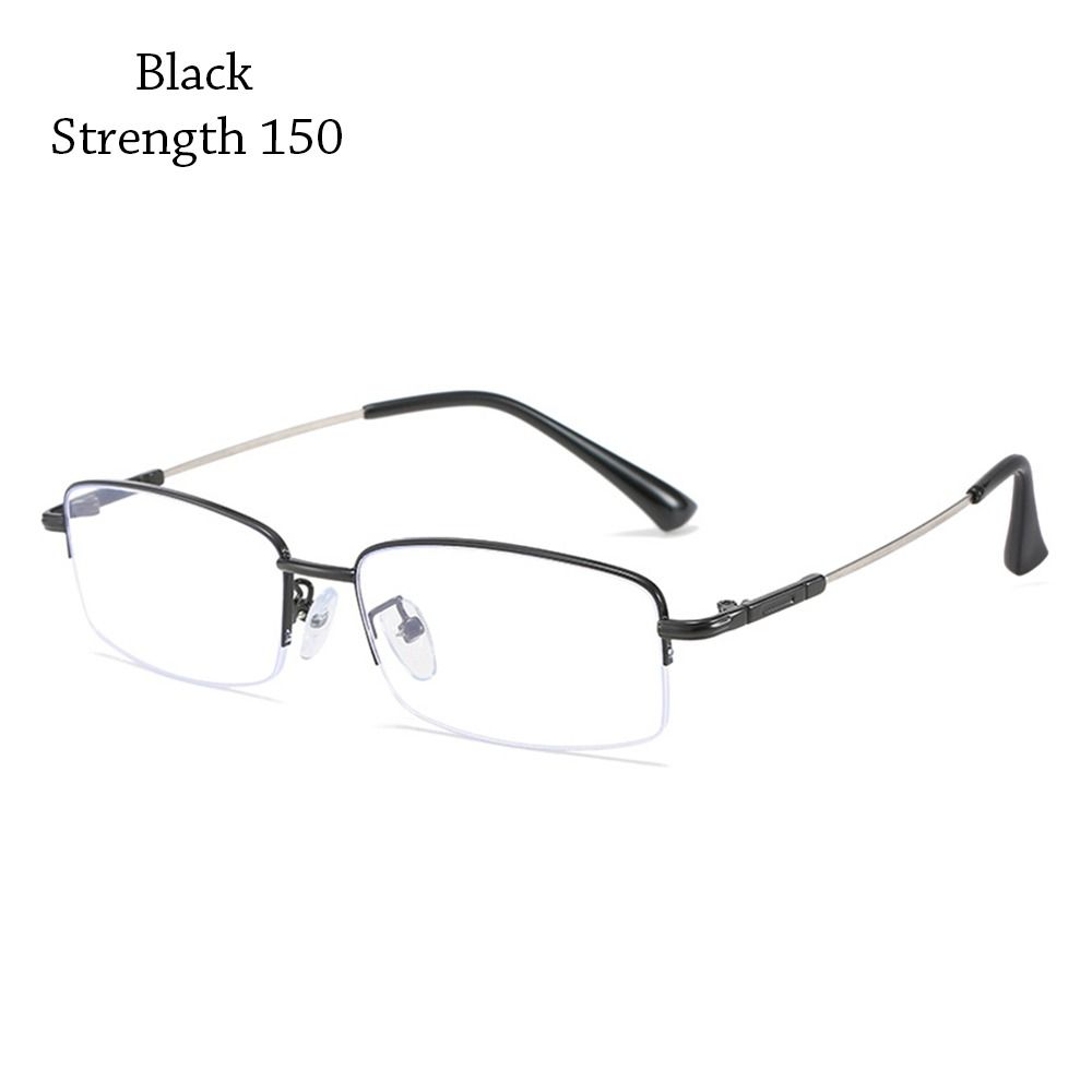 New Fashion Square Metal Ultra Light Myopia Glasses Blue Light Blocking Eyeglasses Vision Care
