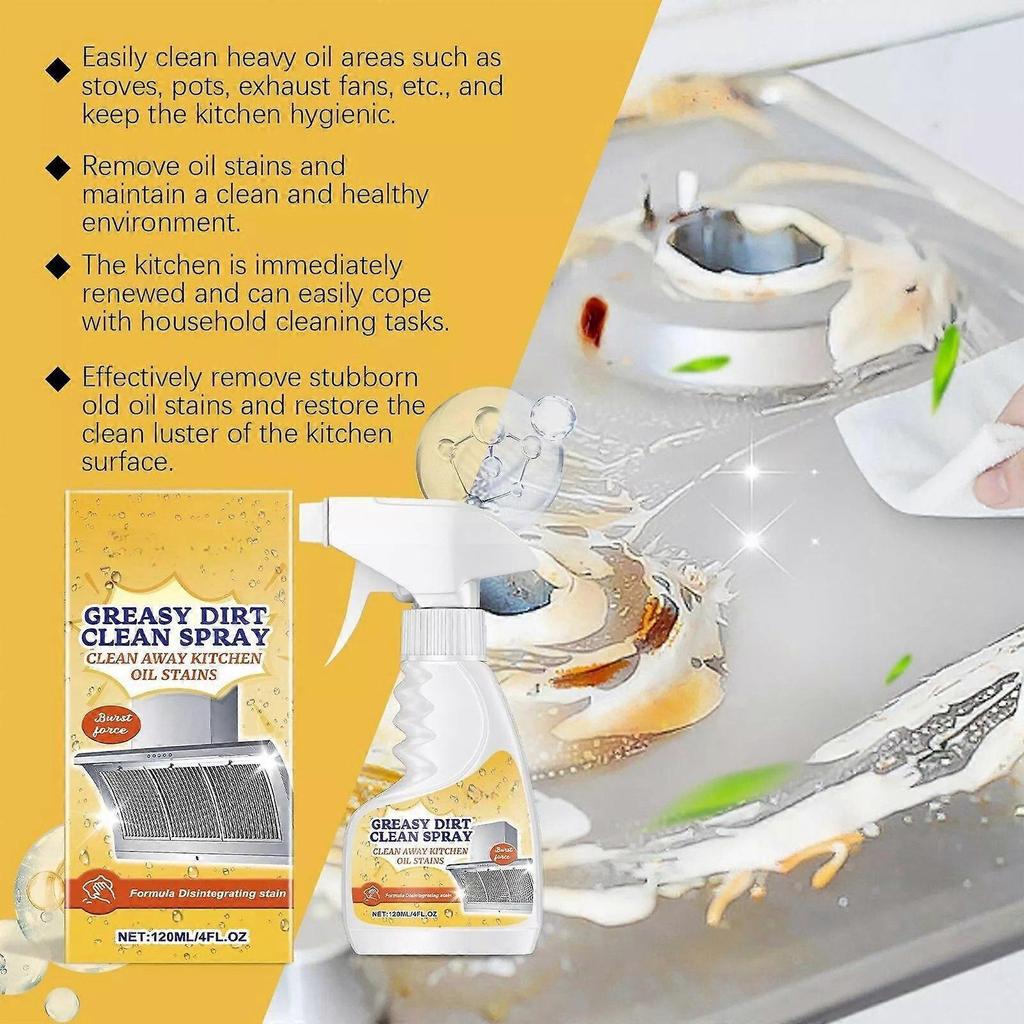 Liapu Kitchen Heavy Oil Cleaner, New Degreaser, Powerful Clean Kitchen Oil Stain