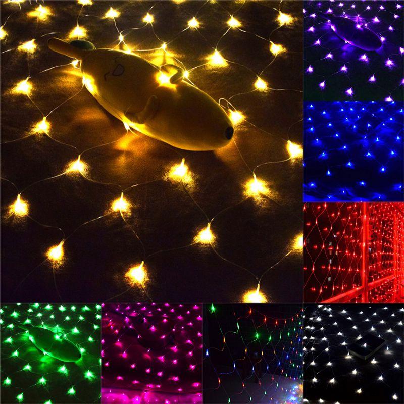 Яркая сетка из светодиодных гирлянд 3м х 2м, 200 светодиодов для праздничных торжеств