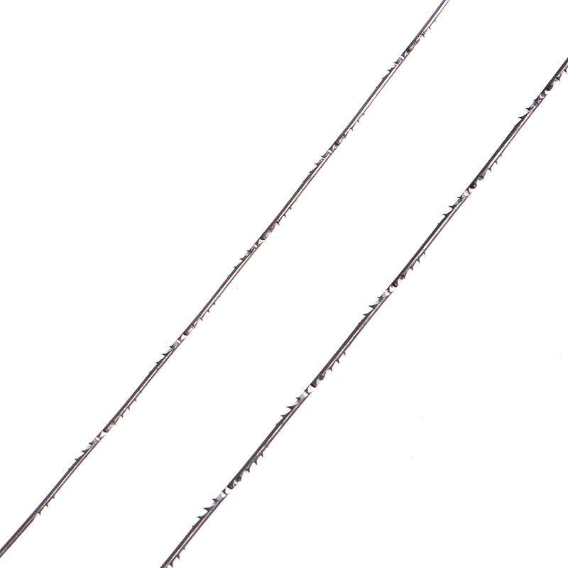 10 шт./набор Деревообработка Многосторонняя Зубчатая Гирляндная Пила Полотно Многопроволочная Зубчатая Пила Инструменты Диаметр 0,6 0,7 0,8 0,9 1,0 мм