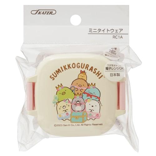 Skater Мини-коробка для бэнто 160 мл, контейнер для десерта, держатель для тарелок, маленькая посудомоечная машина, микроволновая печь, ОК, Sumikko Gurashi Mole House, сделано в Японии RC1A-A