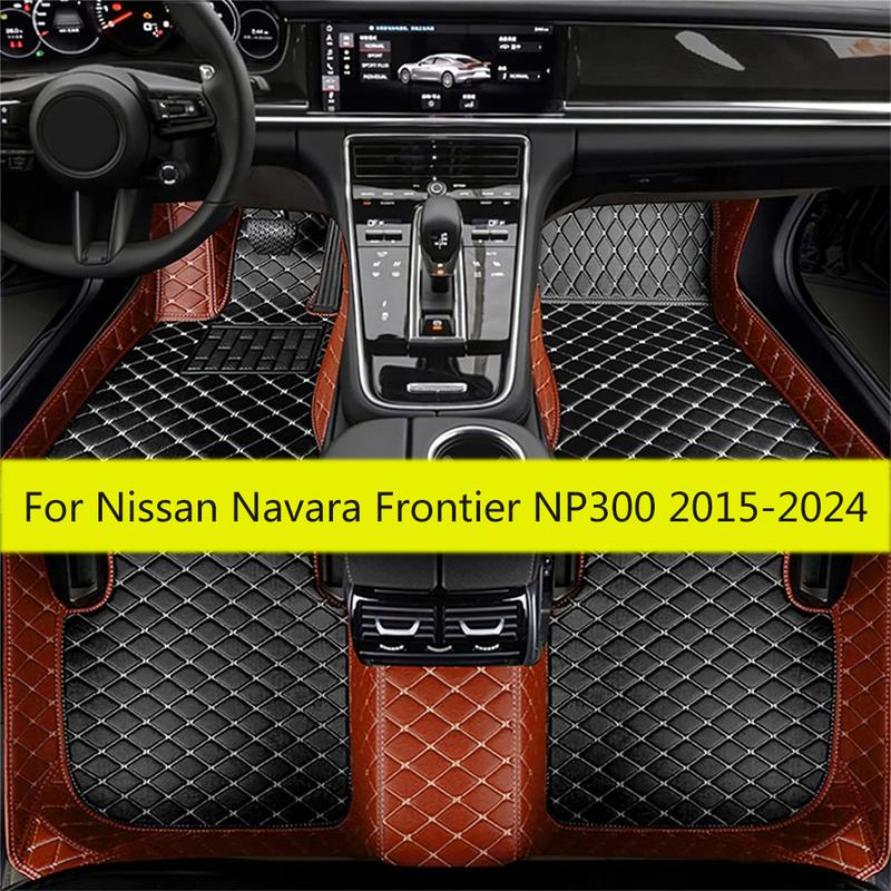Коврики Для Nissan Navara Frontier NP300 4 Двери 2024 2018 2017 2016 2015 Автомобильные Коврики на Пол Авто Коврики