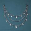 Metal Star Pendant Waist Chain for Women Trousers Chain Waist Decorative Chain Casual Waist Ornaments Girl Birthday Gift