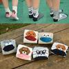 Female 3D Animal Dogs Footprints Socks Women Cotton Floor Length Casual Striped Cartoon Socks