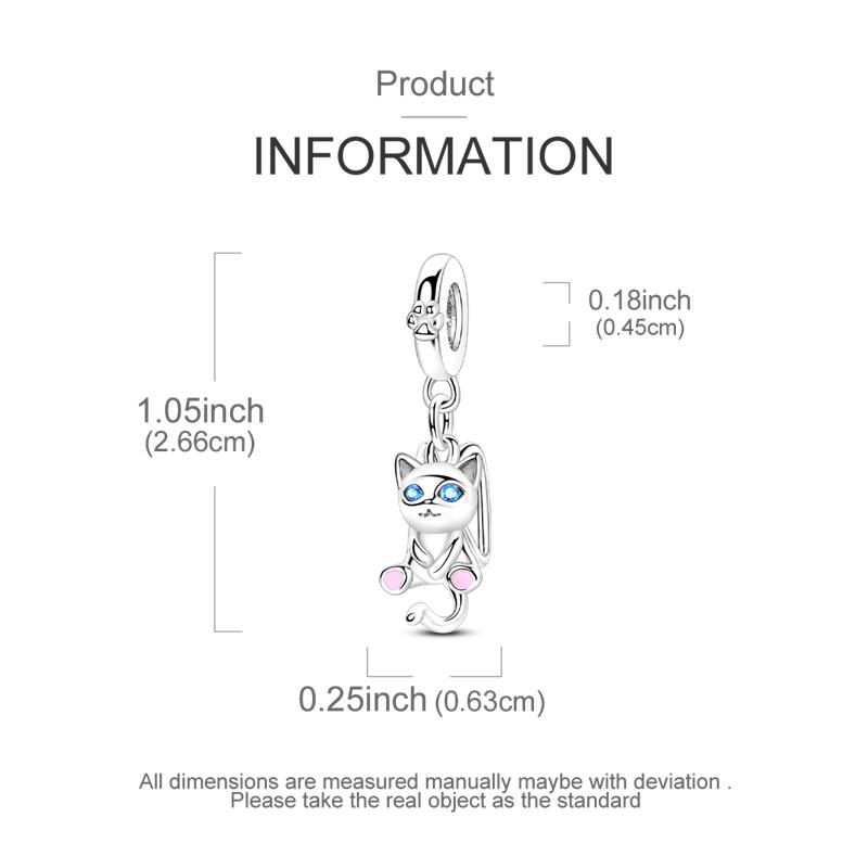 Оригинальные медные шармы серии «Животные» Жираф Собака Белка Карп Кои Бусины Подвески Подходят для браслетов DIY Ювелирные изделия Подарок