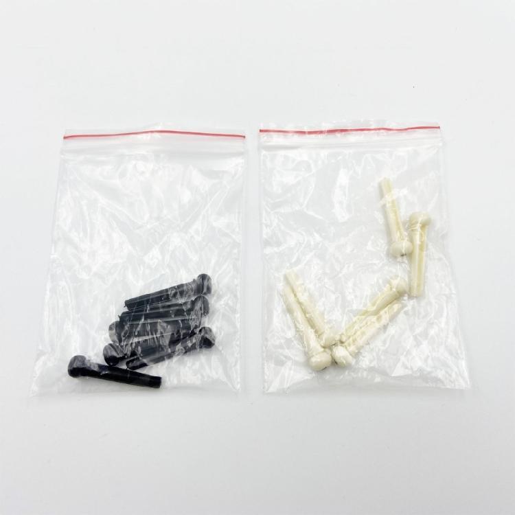 High Performances ABS Bridge Pins For Folk Guitars Ukuleles Ensuring Stable Tuning And Rich Harmonics