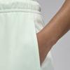 Jordan Шорты женские повседневные из флиса с логотипом Brooklyn, средней посадки, на завязках, светло-зеленые FN5784-394