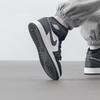 Air Jordan 1 Mid GS Черный Белый Железно-серый DQ8423-001