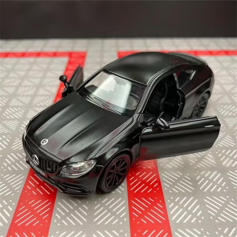 1:36 Mercedes-Benz C63S Coupe Alloy Sports Car Model Diecasts Metal Vehicles Car Model High Simulation Collection Kids Toys Gift